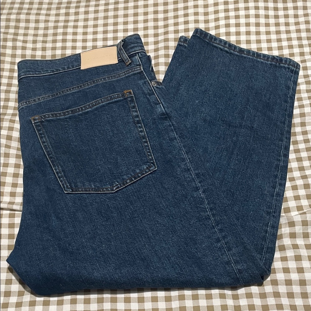 Everlane High Rise Women's Jeans in Deep Blue